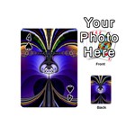 Abstract Art Artwork Fractal Design Pattern Playing Cards 54 Designs (Mini) Front - Spade4