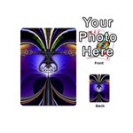 Abstract Art Artwork Fractal Design Pattern Playing Cards 54 Designs (Mini) Back