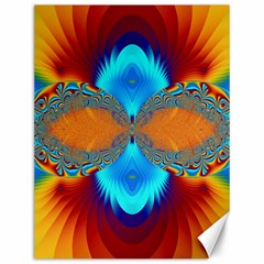 Artwork Digital Art Fractal Colors Canvas 12  X 16  by Pakrebo