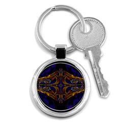 Abstract Art Artwork Fractal Key Chain (Round)