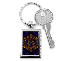 Abstract Art Artwork Fractal Key Chain (Rectangle)