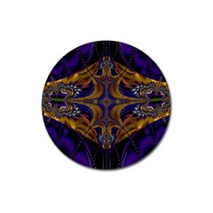 Abstract Art Artwork Fractal Magnet 3  (Round)