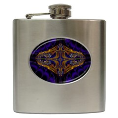 Abstract Art Artwork Fractal Hip Flask (6 oz)