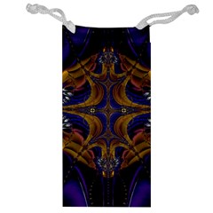 Abstract Art Artwork Fractal Jewelry Bag by Pakrebo