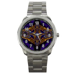 Abstract Art Artwork Fractal Sport Metal Watch