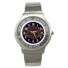 Abstract Art Artwork Fractal Stainless Steel Watch