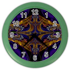 Abstract Art Artwork Fractal Color Wall Clock