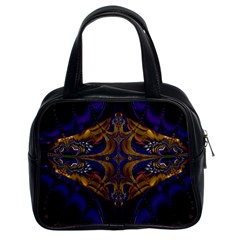 Abstract Art Artwork Fractal Classic Handbag (Two Sides)