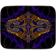 Abstract Art Artwork Fractal Fleece Blanket (Mini)