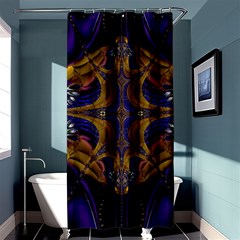 Abstract Art Artwork Fractal Shower Curtain 36  x 72  (Stall) 