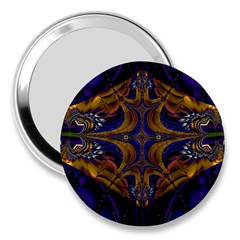 Abstract Art Artwork Fractal 3  Handbag Mirrors