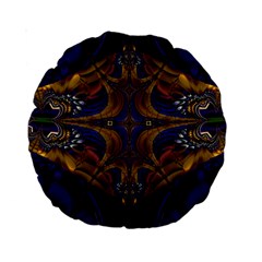 Abstract Art Artwork Fractal Standard 15  Premium Round Cushions