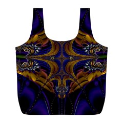 Abstract Art Artwork Fractal Full Print Recycle Bag (L)