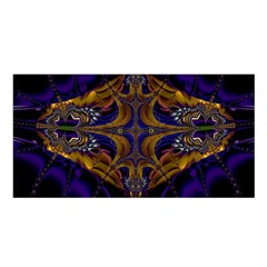 Abstract Art Artwork Fractal Satin Shawl