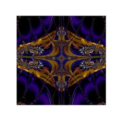 Abstract Art Artwork Fractal Small Satin Scarf (Square)