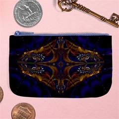 Abstract Art Artwork Fractal Large Coin Purse