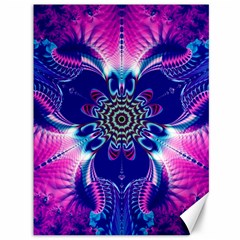 Artwork Art Fractal Flower Design Canvas 36  X 48  by Pakrebo