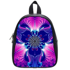 Artwork Art Fractal Flower Design School Bag (small)