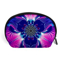 Artwork Art Fractal Flower Design Accessory Pouch (large) by Pakrebo