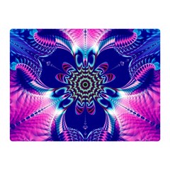 Artwork Art Fractal Flower Design Double Sided Flano Blanket (mini)  by Pakrebo