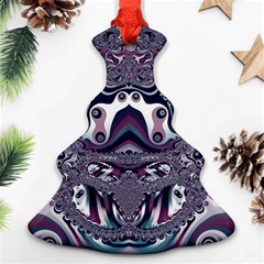 Fractal Art Artwork Design Christmas Tree Ornament (two Sides) by Pakrebo