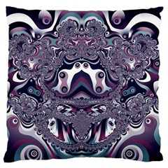 Fractal Art Artwork Design Large Flano Cushion Case (one Side) by Pakrebo