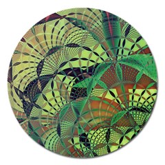 Design Background Concept Fractal Magnet 5  (round) by Pakrebo