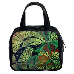 Design Background Concept Fractal Classic Handbag (two Sides) by Pakrebo