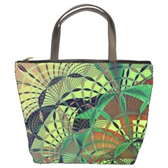 Design Background Concept Fractal Bucket Bag by Pakrebo