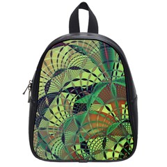 Design Background Concept Fractal School Bag (small)