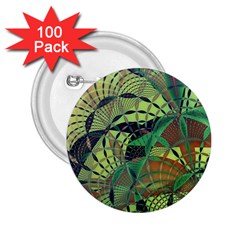 Design Background Concept Fractal 2 25  Buttons (100 Pack)  by Pakrebo