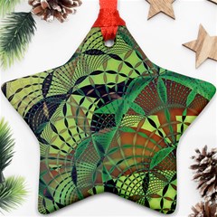 Design Background Concept Fractal Star Ornament (two Sides) by Pakrebo