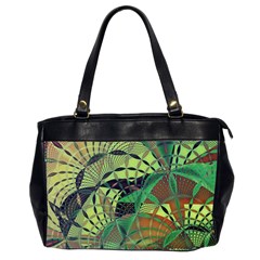 Design Background Concept Fractal Oversize Office Handbag (2 Sides) by Pakrebo