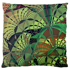 Design Background Concept Fractal Standard Flano Cushion Case (two Sides) by Pakrebo