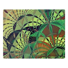 Design Background Concept Fractal Double Sided Flano Blanket (large)  by Pakrebo