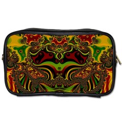 Fractal Art Artwork Design Art Pattern Toiletries Bag (one Side) by Pakrebo