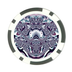 Fractal Art Artwork Design Poker Chip Card Guard (10 Pack) by Pakrebo