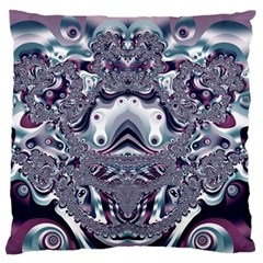 Fractal Art Artwork Design Large Flano Cushion Case (two Sides) by Pakrebo