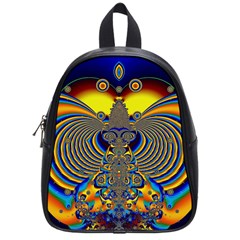 Abstract Art Artwork Digital Art School Bag (small)