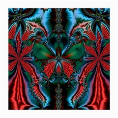 Abstract Art Fractal Artwork Medium Glasses Cloth (2 Sides) by Pakrebo