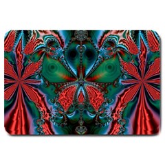 Abstract Art Fractal Artwork Large Doormat  by Pakrebo