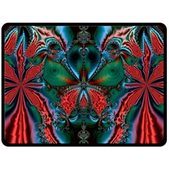 Abstract Art Fractal Artwork Double Sided Fleece Blanket (large)  by Pakrebo