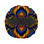 Abstract Art Artwork Digital Art Standard 15  Premium Round Cushions Front