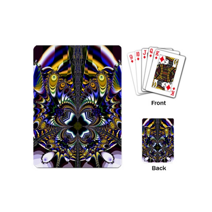 Abstract Art Artwork Fractal Design Playing Cards Single Design (Mini)