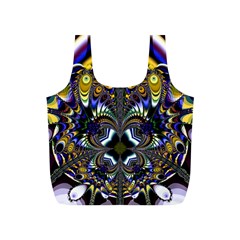 Abstract Art Artwork Fractal Design Full Print Recycle Bag (s)