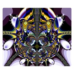 Abstract Art Artwork Fractal Design Double Sided Flano Blanket (small)  by Pakrebo