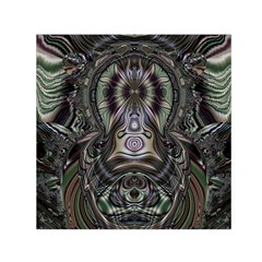 Digital Art Fractal Artwork Small Satin Scarf (square) by Pakrebo