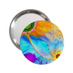 Artwork Digital Art Fractal Colors 2 25  Handbag Mirrors