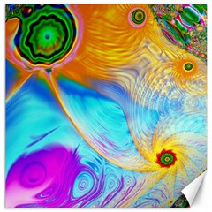 Artwork Digital Art Fractal Colors Canvas 12  X 12 