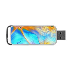 Artwork Digital Art Fractal Colors Portable Usb Flash (one Side) by Pakrebo